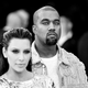 Kim Kardashian West and Kayne West attend the Manus x Machina: Fashion in an Age of Technology Costume Institute Gala at the Metropolitan Museum of Art on May 2, 2016, in New York City.